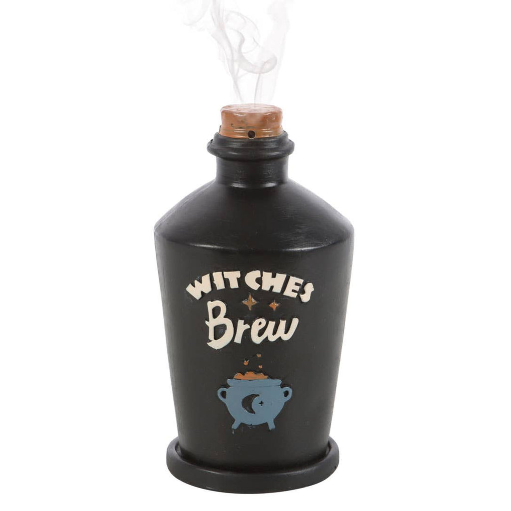 Witches Brew Potion Bottle Halloween Incense Cone Burner