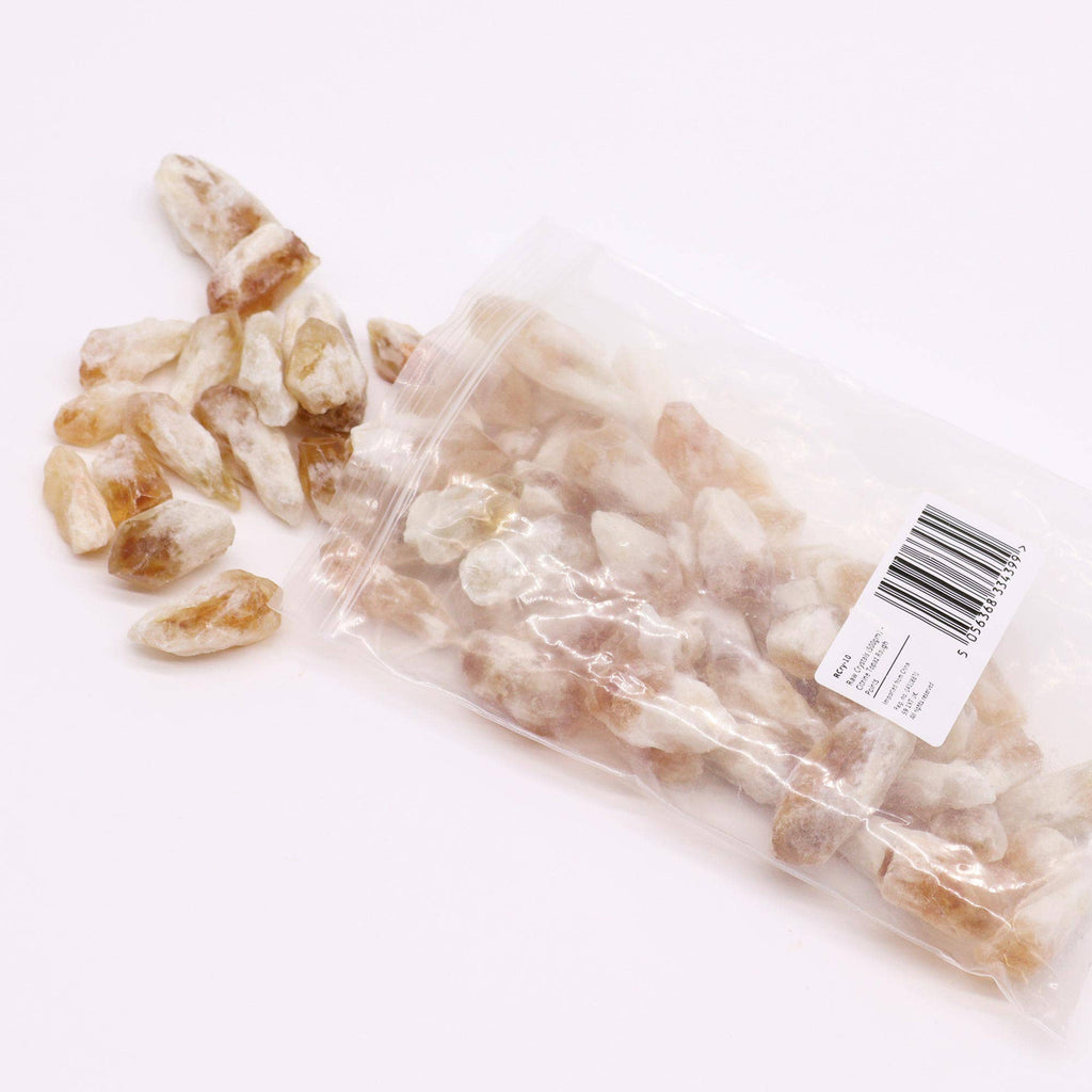 Citrine Topaz Rough Points