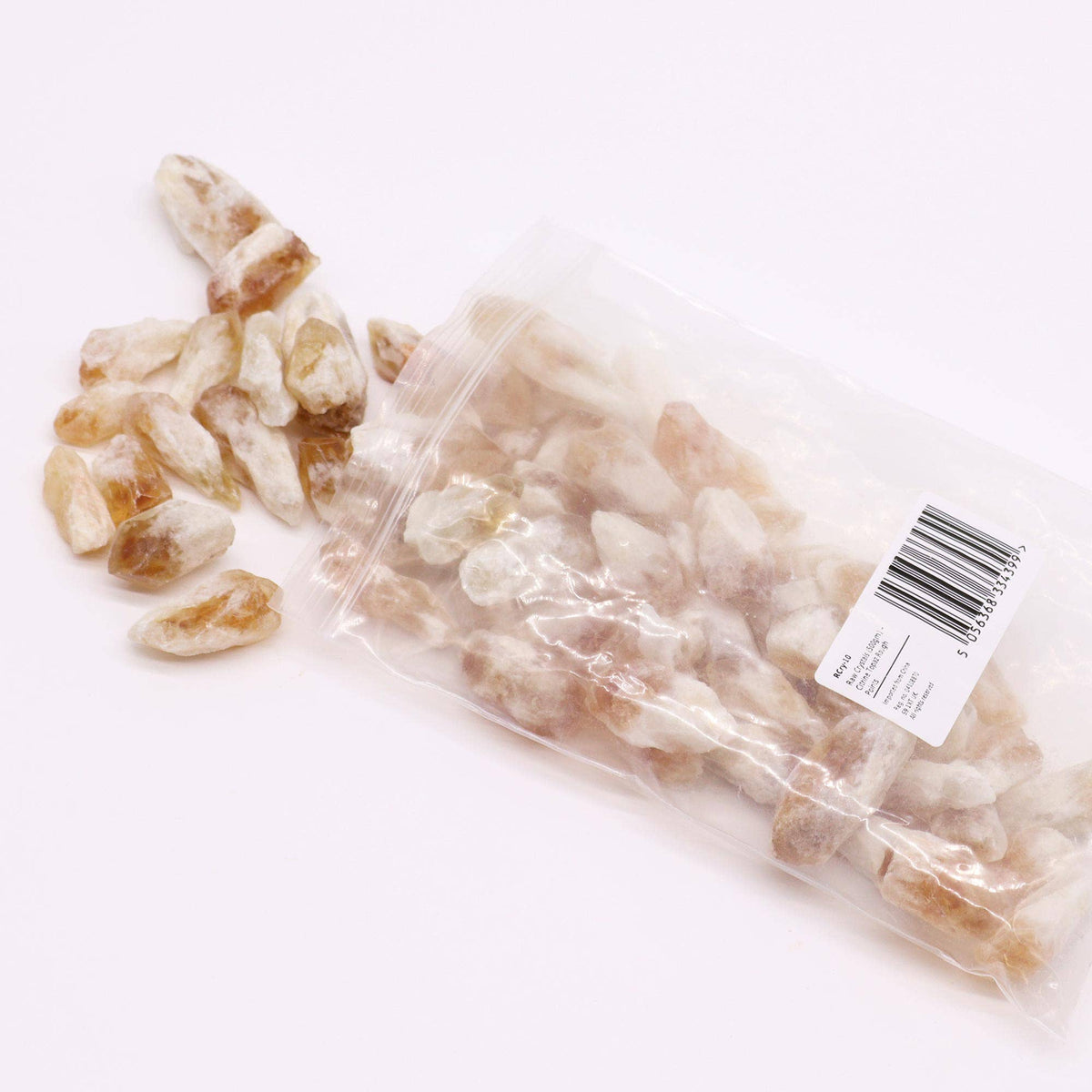 Citrine Topaz Rough Points