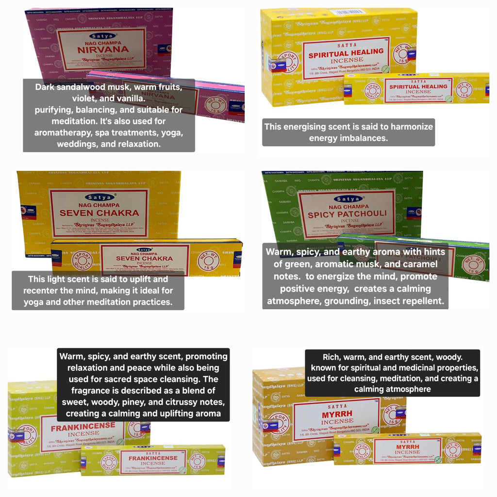 Incense Sticks, Pick and Mix, Gift Mailers.