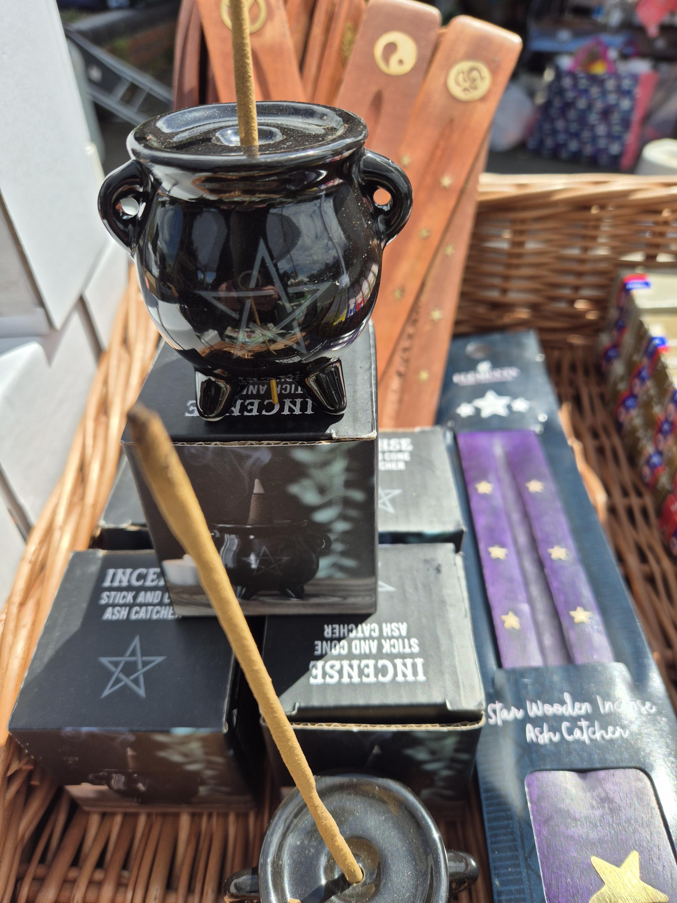 Incense holders, Mango Wood, lily pad, Cauldron, ponds.