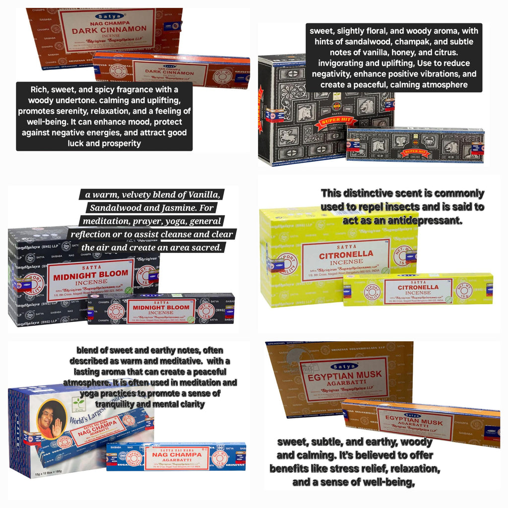 Incense Sticks, Pick and Mix, Gift Mailers.